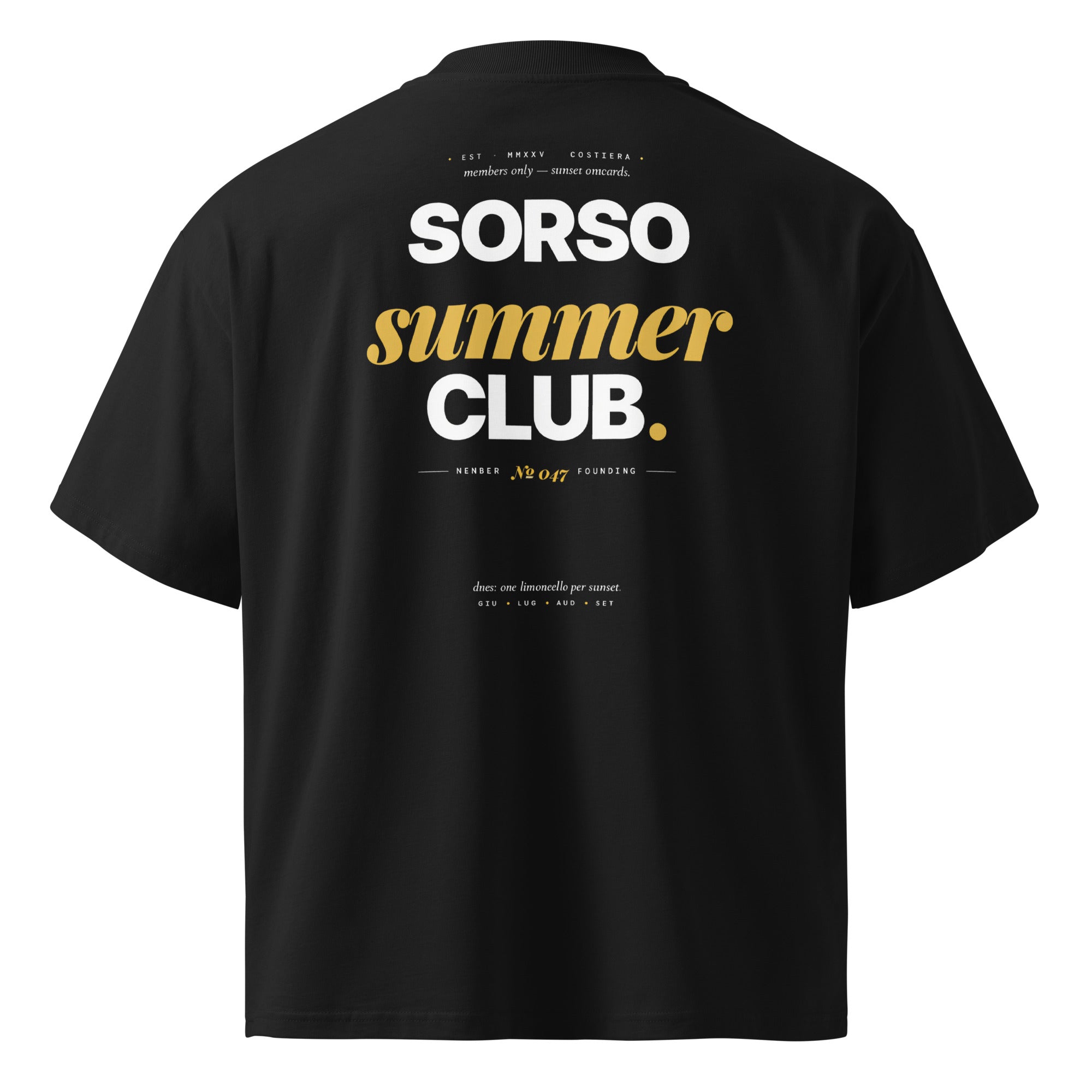 "Summer Club" - Oversized Unisex T-Shirt