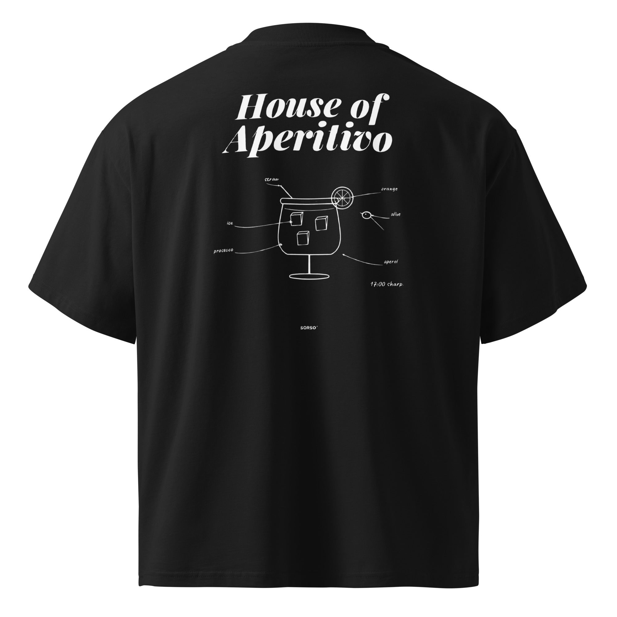 "House of Aperitivo" - Oversized Unisex T-Shirt